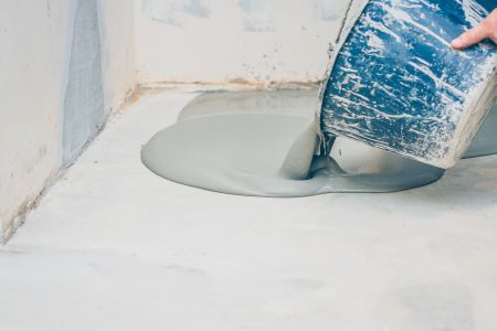 Polyaspartic concrete floor coatings